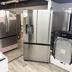 😍SAMSUNG STAINLESS STEEL REFRIGERATOR WITH ICE MAKER AND WATER DISPENSER 😍