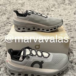 On Cloudmonster Alloy Silver. Mens 12