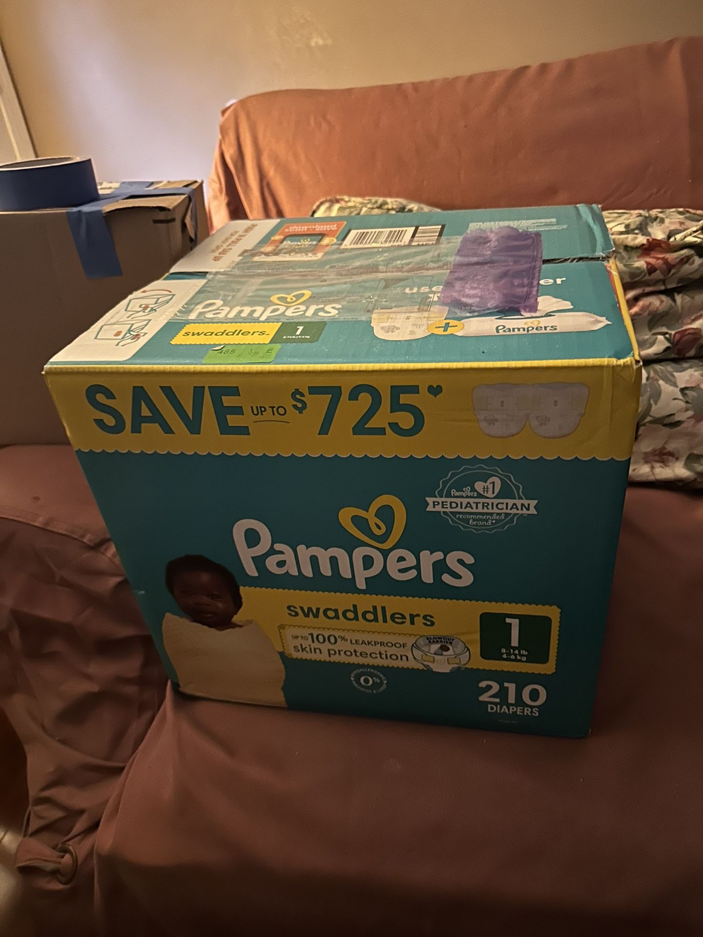210ct Pamper’s Swaddlers