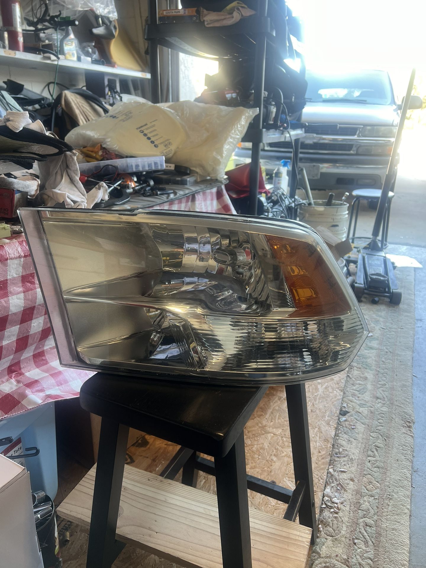 Ram Headlight -left Side 9-18