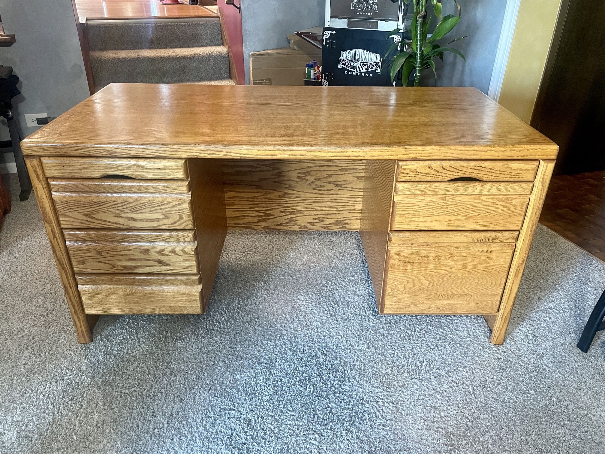 Solid Oak Desk