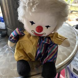 Vintage Musical Wind Up Clown
