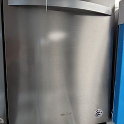 New Whirlpool 24" Wide Built-in Stainless Steel Dishwasher With Delivery and Installation