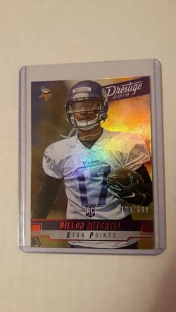 2019 Prestige Dillon Mitchell extra points RC.