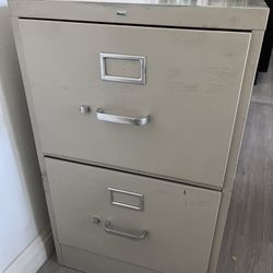 Used Two Drawers Metal File Cabinet 