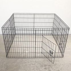 New in box $39 Foldable 24” Tall x 24” Wide x 8-Panel Pet Playpen Dog Crate Metal Fence Exercise Cage 