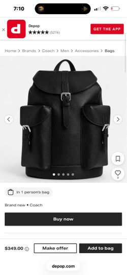 Coach backpack