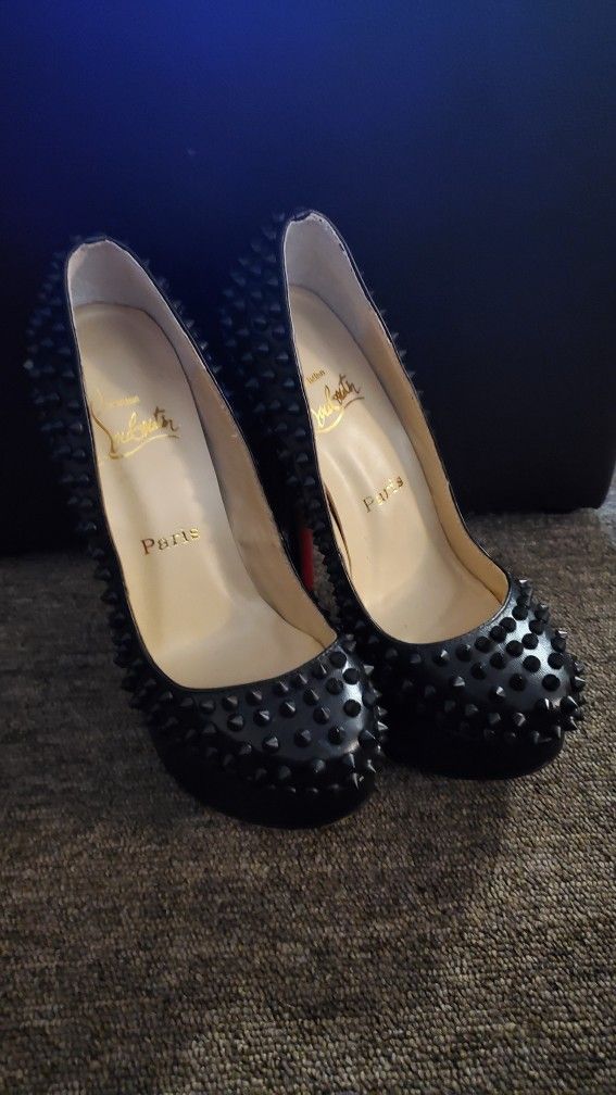 Christian Louboutin Stud Spike Heels 