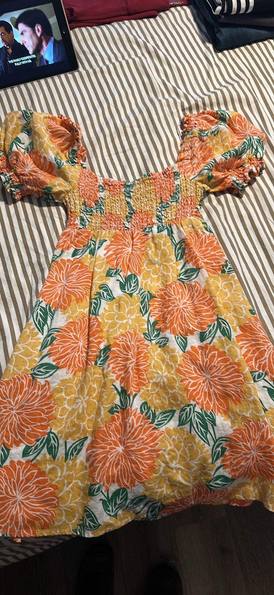 House Of Harlow Linen Dress