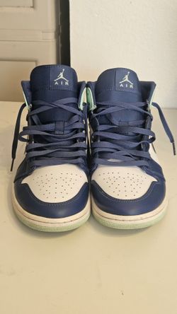 Nike Air Jordan 1 Mid Mystic Navy Blue SZ 11