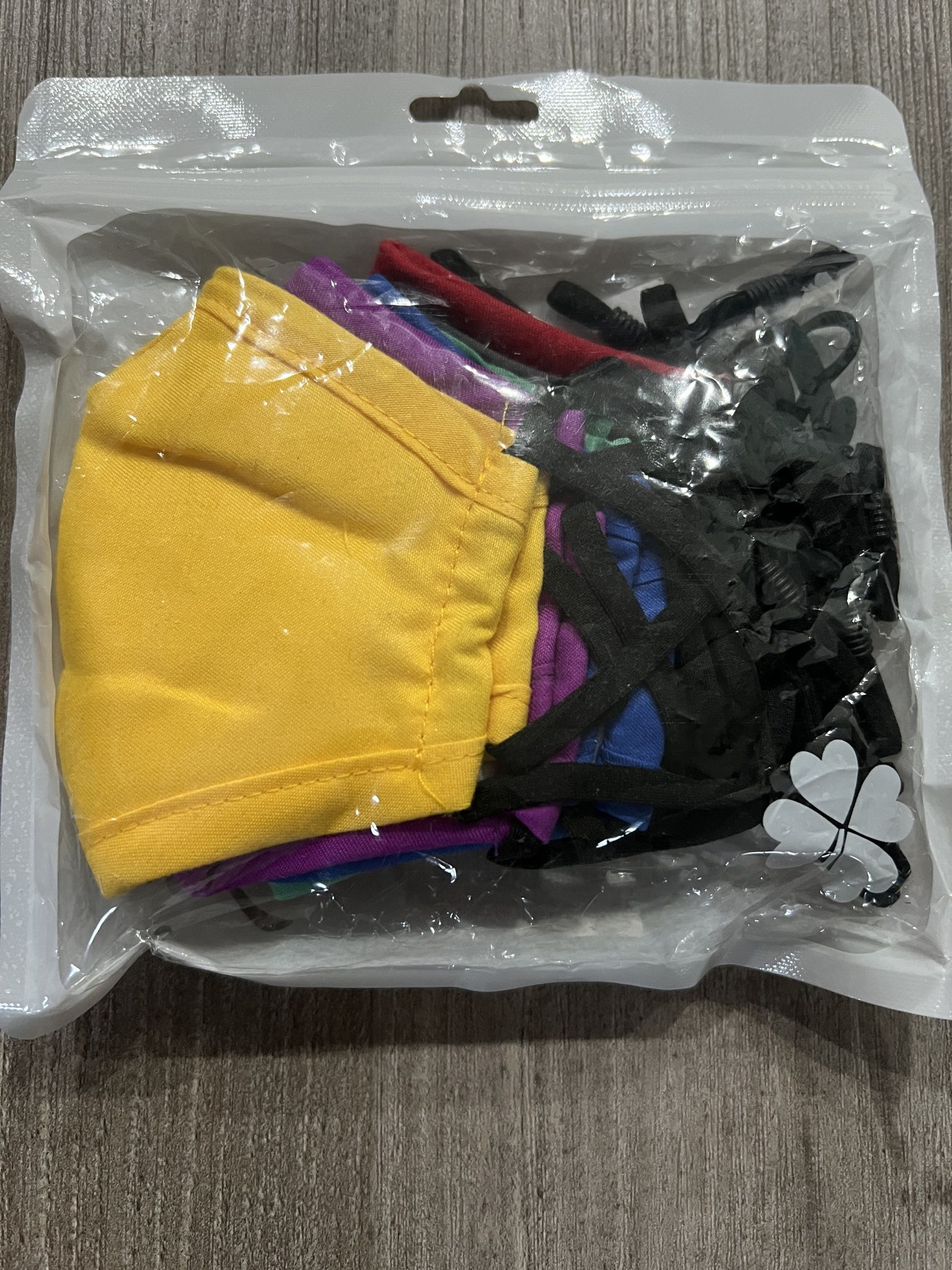 Kids Cloth Face Mask Washable Reusable Cute Children Toddler Face Masks Adjustable 3 Ply