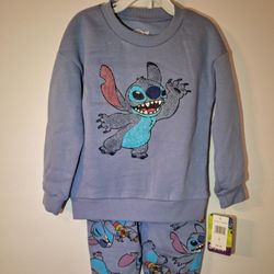 Disney Stitch Pant Set Size 4 or 9/10