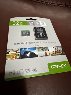 PNY 32GB Elite Class 10 U1 microSDHC Flash Memory Card w/ adapter