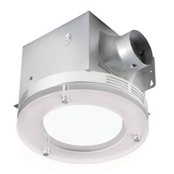New Tosca Brushed Nickel 80 CFM Ceiling Bathroom fan with led light