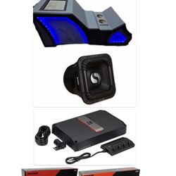 CHEVY GMC TRUCKS BASS PACKAGE KICKER AUDIO CUSTOM CENTER CONSOLE BOX INSTALLED