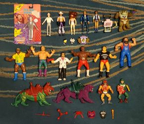 1980s Toy Lot(TMNT, MOTU, Pee-Wee, WWF, Thundercats)