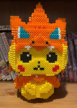PikaChar 3D Perler