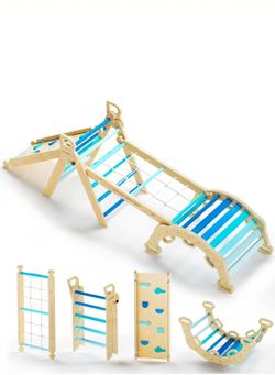 8-in-1 Pikler Triangle Climbing Set Toddler - Jungle Gym