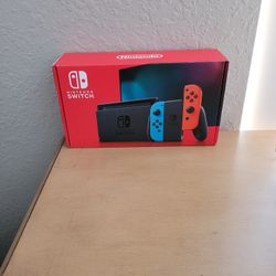 Brand New Nintendo Switch Red And Blue 