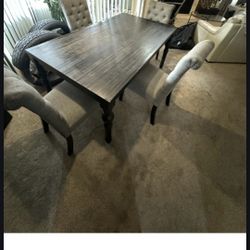 Dining Chairs And TABLE