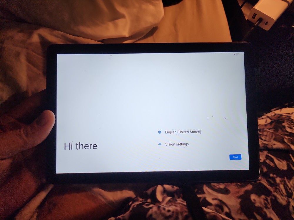 New Tablet With The Box