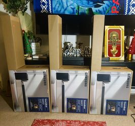 Samsung Soundbar (HW-Q60CF) Dolby Atmos Home Theater – Powerful 3.1ch Surround Sound w/ Wireless Subwoofer, Game Mode