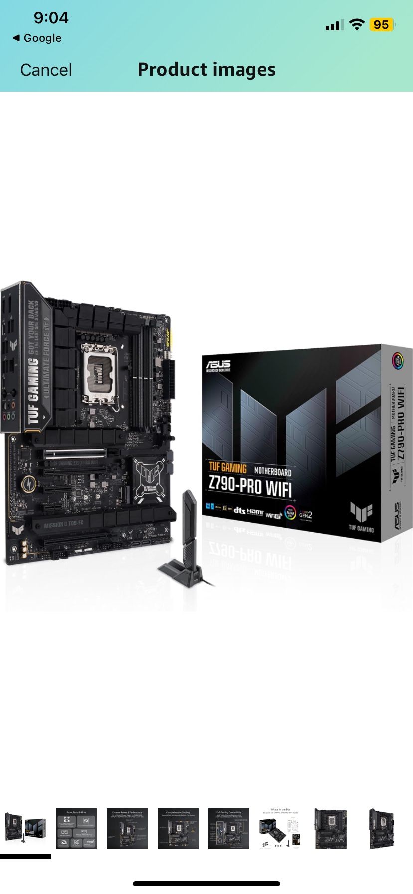 OBO ASUS TUF Gaming Z790-PRO WiFi 6E LGA 1700(Intel 14th &13th&12th Gen) 
