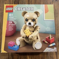 LEGO Creator Children's Day Teddy Bear, 238 Pieces #40763 BRAND NEW! PICK UP IN CORNELIUS
