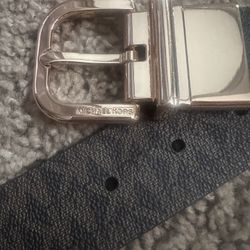 Michael Kors Belt XS 33” New Reversible Brown And Black Monogram
