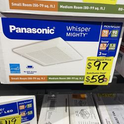 SaleSumo Panasonic Whisper Mighty 