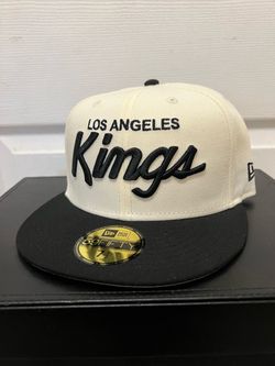 Los Angeles Kings New Era 5950 Fitted 7 1/2 Script Black/Sail
