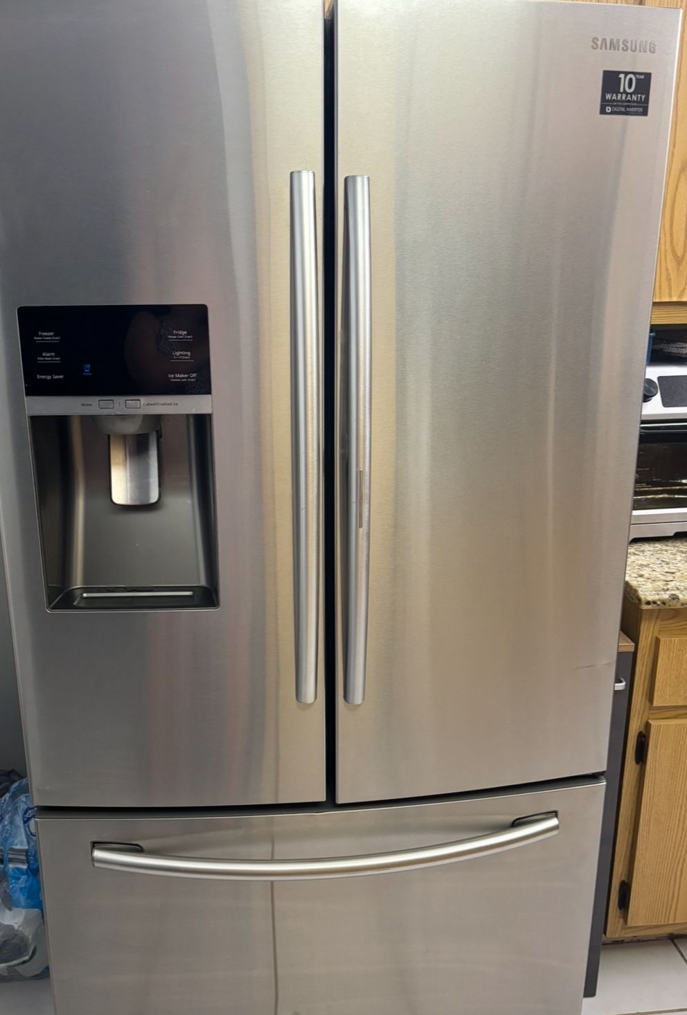 REFRIGERATOR OR NEVERA STAINLESS STEEL
