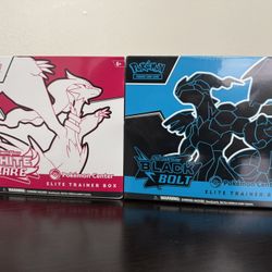 Black Bolt & White Flare Pokemon Center ETB’s