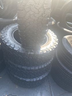 SET LT 275/65/20 BF GOODRICH ALL-TERRAIN GOOD USED $350 PRICE INCLUDES PROFESSIONAL INSTALLATION AND TAX