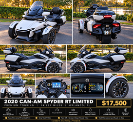 2020 Can-Am Spyder RT Limited