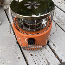 Campy Gear 2-in-1 Portable Stove & Heater – Orange Model