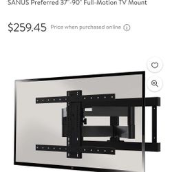 SANUS Preferred 37"-90" Full-Motion TV Mount