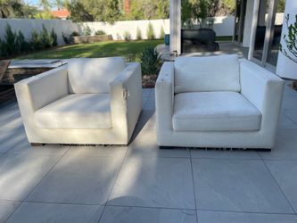 Restoration Hardware Modena Luxe Chairs - Set of 2