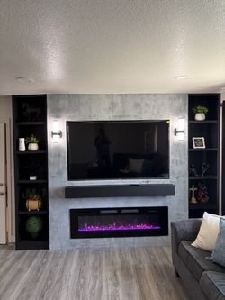 Fireplace surround build