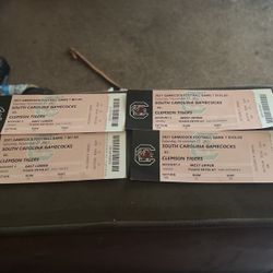 Gamecock And Clemson Tickets nov 27