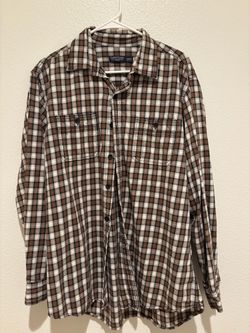 Brown/green flannel
