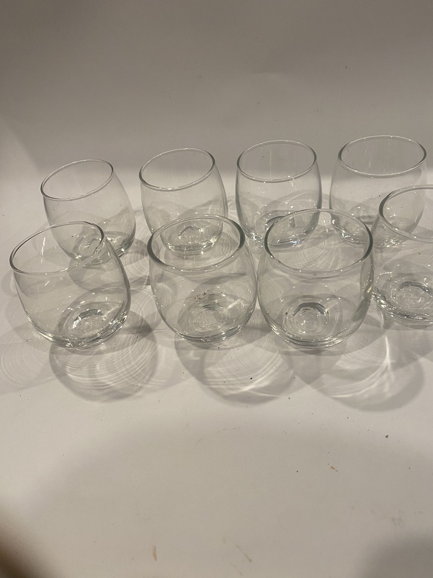 SET OF TEN ROUND CANDLE VOTIVES