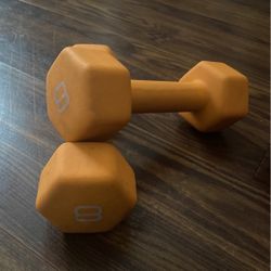 8 Lbs Thumbells Pair