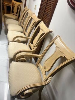 Dining set table and 6 chairs real brand Bernhardt