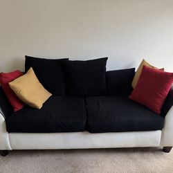 One loveseat and one chair