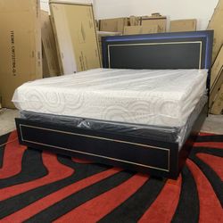 $699 Brand New King Bed Frame With Mattress (Read Description Below)