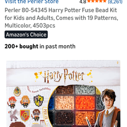 Harry Potter fused bead kit