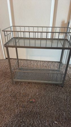 2-Tier Metal Mesh Organizer Basket – Under Sink / Cabinet Storage