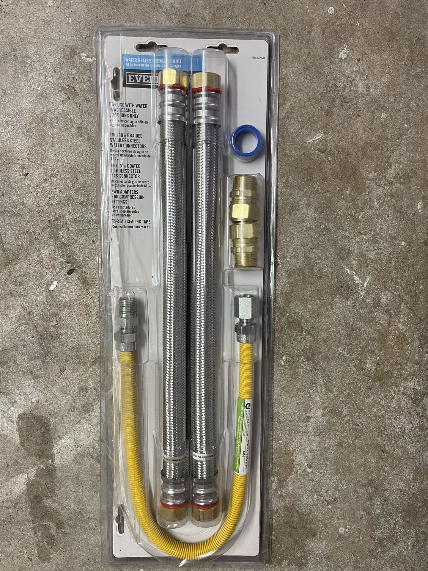 Water Heater Installation Kit