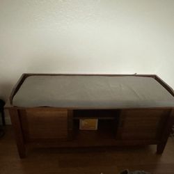 Stylish Ottoman Bench with Storage - Great Condition